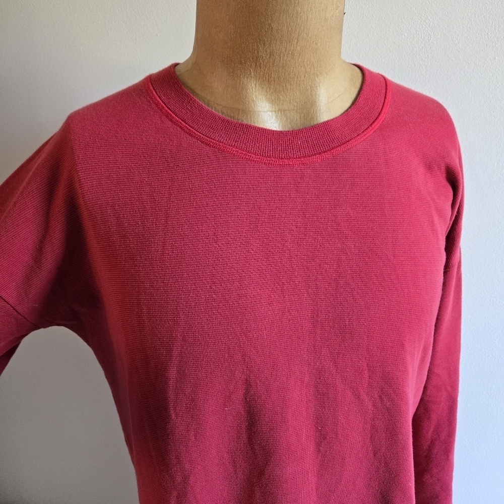 Athleta Red Crewneck Sweater